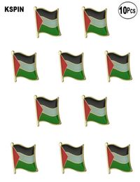 Palestina Flag Lapel Pin Flag Broche Broch Pins Insignias 10 piezas mucho 3833901