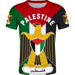 PALESTINE t-shirt bricolage sur mesure nom numéro palaestina t-shirt drapeau de la nation tate palestina collège imprimer logo vêtements 317w