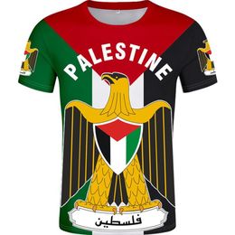 PALESTINE t-shirt bricolage sur mesure nom numéro palaestina t-shirt drapeau de la nation tate palestina collège imprimer logo vêtements256l