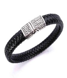 Bracelet de style punk rock palindrome bracelet sculpté de boucle palindrome Men039s bracelet95344273557114