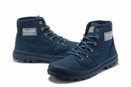 Palladium mannen dames laarzen klassiek blauw veelzijdige canvas schoenen sport casual schoenen wandelschoenen buiten sneakers beige zwart