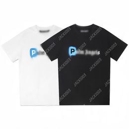 Palm 24ss Summer Letter Printing alleen voor plz logo t -shirt vriendje geschenk losse oversized hiphop unisex korte mouwliefhebbers stijl Tees Angels 2200 vnw