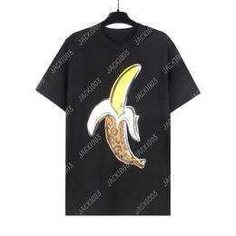 PALM 24SS SUMME LETTER IMPRESSION LOOTARD BANANA LOGO T-shirt Boyfriend Gift Loose Loose Hip Hop Unisexe Lovers à manches courtes Style TEES ANGELS 2211 YEH