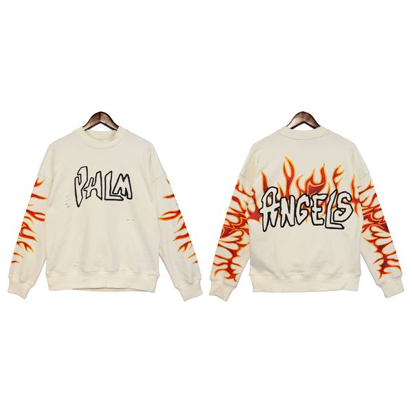 Palm Angels Pullover 2023 Classic Palm Tree Imprimé simple Letter Top Automne / Hiver Fashion Casual Luxury Men et femmes Pull à manches longues neutres de haute qualité 11