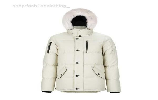 Palm Men039s 3q Chaqueta de plumón Canadá Fox Fur Trim Hood Invierno Abrigo resistente al agua 10 Q76V1719144