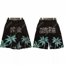 Palm PA 2024SS NIEUWE SOMMER SCHILL GEBROEKT Hole Casual Men Women Boardshorts Ademend strand Shorts Comfortabele fitness Basketbal Sports Korte broek Angels 8572 AAA