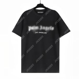 PALM PA 24SS Summer Beads Lettre imprime Logo T-shirt Boyfriend Gift Loose Loose Hip Hop Unisexe Lovers à manches courtes Style Tees Angels 2214 DHH