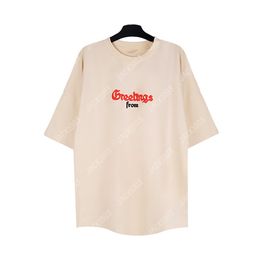 PALM PA 24SS SUMME SUMBER IMPRESSION California Logo T-shirt Boyfriend Gift Gift Loose Hip Hop Unisexe Lovers à manches courtes Style Tees Angels 2209 SEH