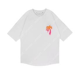 PALM PA 24SS SUMBOW RAINBOW PALM LETTER IMPRESSION LOGO T-shirt Boyfriend Gift Loose Loose Hip Hop Unisexe Lovers à manches courtes Style TEES ANGELS 2215 NYPP