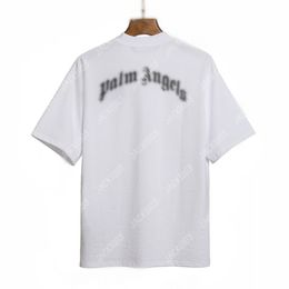 Palm Pa Harajuku 24SS Spring brak onthoofde berenbrief afdrukken Logo T -shirt losse oversized hiphop unisex korte mouw teten engelen 2058 qfl