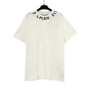 Palm Pa Tops Drawn Miami Logo Summer Summer Loose Luxe Tees Unisexe T-Shirts Retro Streetwear T-shirt surdimensionné Angels 2251 QZA