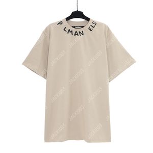 Palm Pa Tops à la main Miami Logo Summer Loose Luxe Tees Unisexe Couple T-shirts Retro Streetwear T-shirt surdimensionné Angels 2251 CQT