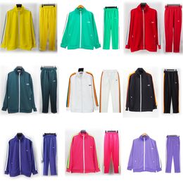 PALMAGELES Spray PA Letter Manches Courtes Unisexe Casual Polyvalent Loose hoodis couple Veste zippée tissée à rayures arc-en-ciel Veste de sport à capuche pour hommes et femmes