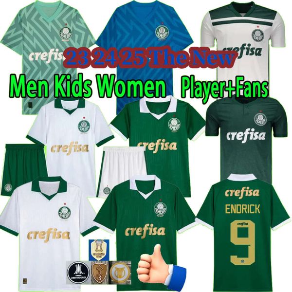 PalmeiRAS 24/25 Nouveaux maillots de football hommes enfants ensemble DUDU RONY ENDRICK G.GOMEZ VEIGA M.LOPEZ MURILO PIQUEREZ ESTEVAO 2024 2025 maillot de football version Fan Player