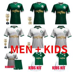 Jerseys de fútbol de Palmeiras 24 25 Campeones Campeao Brasileiro 2024 2025 L. Adriano Ramires Dudo Gomez Veiga Willian Football Shirts Versión de hombres Kits Kits Kits