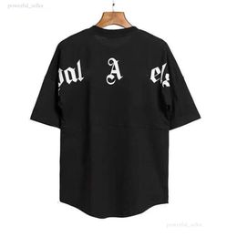 Palms Angel Shirt T-shirts pour hommes Chemise de créateur d'été T-shirt pour hommes Blanc Noir Impression T-shirt Vêtements Lettre de pulvérisation Chemise Palmangel à manches courtes Anime Palms 396