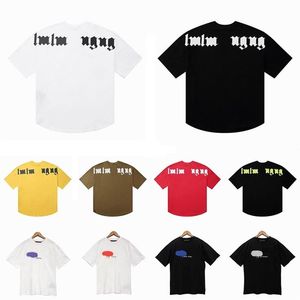 Camisetas Palms para hombre, camisetas de talla grande de Hip-Hop de diseñador a la moda de verano para mujer, camisetas de manga larga, camisetas gráficas de lujo Clo299i