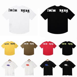 Palms T-shirts pour hommes Mode d'été Designer pour femmes Hip-Hop Plus Size T-shirts Hauts à manches longues T-shirts graphiques de luxe Vêtements Big Letters Printing Tee 23ss