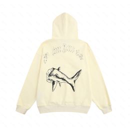 Palms Palm Angel PA Losse Designer Letter Printing Heren Broken Shark Hoodies Hoody Sweatshirt met lange mouwen Jumper Tops Streetwear Kleding Angels 2242 HWD