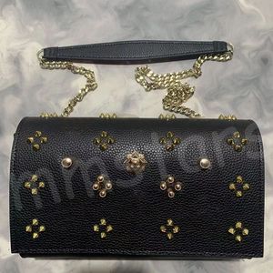 Paloma Pochette en cuir pour femme Chaîne CL Sac à main Bandoulière Rivet Spikes Sac à main Fermeture magnétique Fourre-tout Mode Plusieurs emplacements pour cartes Sacs à bandoulière