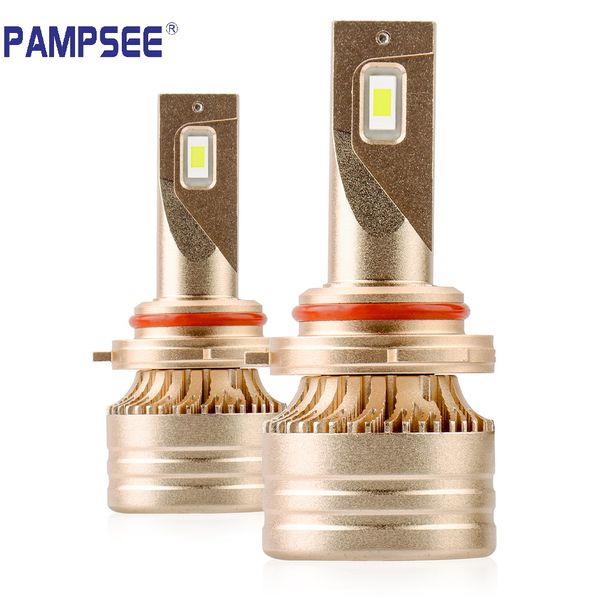 Pampsee 60W P1A LED H4 H7 H1 H11 9005 HB3 9006 HB4 Canbus LED lampe de voiture Ultra mince Turbo haute puissance ampoules de phares 6000K 10000LM