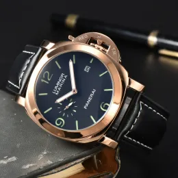 Panaa Luxury High Quality For Mens Watch Designer Calendar Date Chronograph 43mm Five Needles All Dial Work Quartz Men Watches Watchs Imperproof Montre Sapphire AA