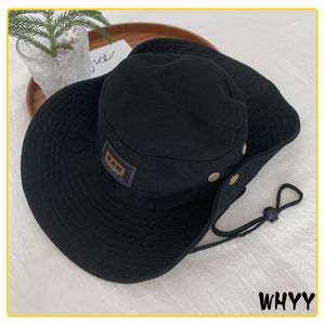Panama Hat Vintage Denim Bucket Hat Respirant Sunscreen Cap Mens And Women Washed Spring Summer Fishermans Hat