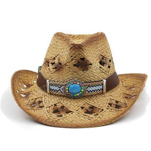 Panama chapeaux pour femmes été respirant grand large bord cowboy chapeau plage soleil casquette Protection UV hommes Luffy paille Fedora chapeaux