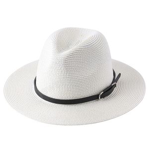 Panama Straw Hat For Women Summer Vacation Ademende strandzonhoeden Casual brede rand hoeden
