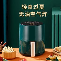 Panda 4,5 liter luchtfriteuse Home Oil-vrije gezondheidschips Machine Elektrische oven Intelligent timing Geschenk bakware Recept 240422