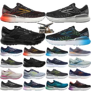 Hommes femmes bas glycérine gts 20 chaussures d'ébène noires triples blanc noir orange alliage hawaïen baskets gris huile d'huile d'ébène en verre bleu en verre bleu entraîneur