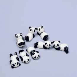 Soporte para palillos de Panda, soporte para palillos de cerámica de dibujos animados, almacenamiento de animales, vajilla para restaurante ZZ