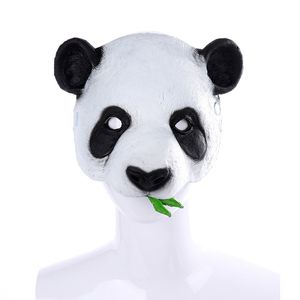 Panda Cosplay Masque Halloween Costume De Pâques Masque De Fête Masques Mascarade pour Adultes Hommes Femmes PU Masque HNA17013