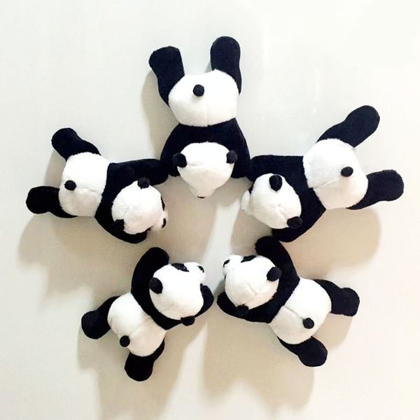 Figurita de Panda, pegatina para refrigerador, muñeco de peluche de dibujos animados, regalo de recuerdo de viaje de Chengdu, pegatina magnética del Pequeño Panda