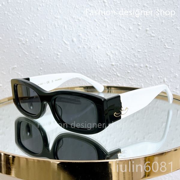 Gafas de gafas de panda gafas de sol de diseñador para mujer lente marrón rectángulo gafas solas anti-uv400 gafgle gafgle senior eyeglasses marco vintage con canal de caja 5525