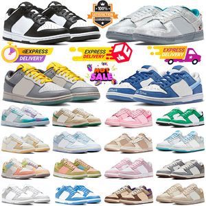 Panda Low Casual Chaussures Ice Triple Rose Déverrouillez votre espace si le stade est perdu Vert Gris Blanc Huile Vert UNC Rose Whisper Argon Lows Sports Hommes Femmes Baskets Baskets