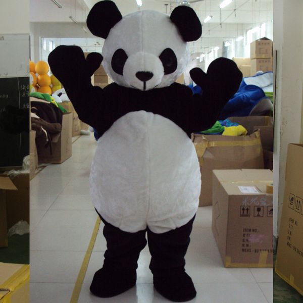 Disfraz de mascota Panda traje chino publicidad fiesta juego vestido traje carnaval Navidad Pascua adultos tamaño Halloween anuncio de Navidad