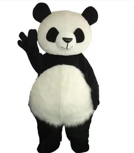 Panda Mascotte Kostuum Giant Panda Cospaly Cartoon Animal Character Volwassen Halloween Party Kostuum Volwassen Fancy Dress Cartoon