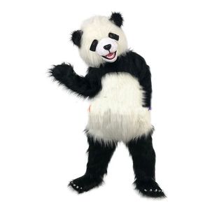 Panda Mascot Costume Top Cartoon Anime Thème personnage Carnival Unisexe Adults Taille de Noël Fête d'anniversaire