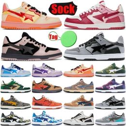 Panda Sk8 Sta zapatos de diseñador para hombres y mujeres zapatillas de deporte con plataforma negro Camo naranja púrpura para hombre zapatillas de deporte para mujer placa de lujo