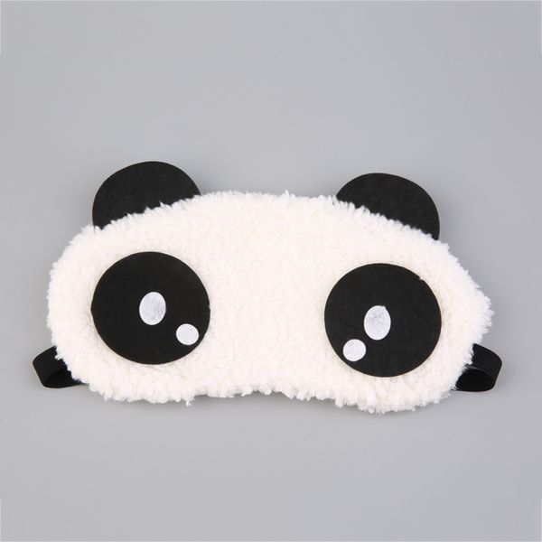 Panda Sleeping Face Eye Mask Blindfold Eyeshade Travel Sleep Eye Aid Envío de la gota al por mayor