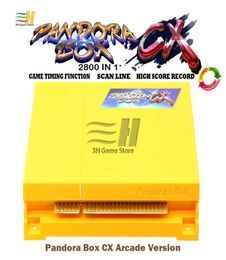 Pandora Box CX 2800-en-1, carte jamma d'arcade CRT CGA VGA pour armoire de machine d'arcade, ligne de balayage d'enregistrement de score élevé 3D tekken6031903