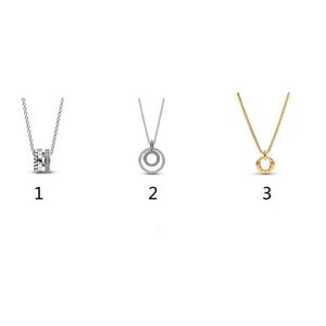 Pandora's ketting Wit koperen kastset en hangerketting met kralen Trinity Designer ketting Basic kraagketting Designer Luxury