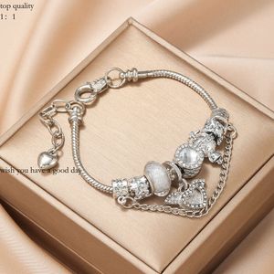 Pandorabracelet charming streaming heet verkopende designer sieraden armbanden, witte fee zoals cupid love hangers, paar armbanden, armbandaccessoires 211