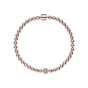 Pandoras – Bracelet de styliste pour femmes, qualité originale, Bracelets porte-bonheur, bijoux en perles d'argent, Bracelet en or Rose