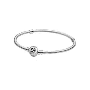 Pandoras – Bracelet de styliste pour femmes, bijoux de qualité originale, perle en argent, chaîne serpent, tendance
