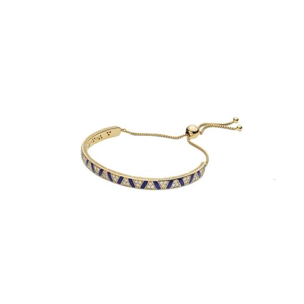 Pulsera Pandora de diseñador para mujer, pulseras con dijes de calidad originales, joyería con cuentas de plata, pulseras ajustables con gemas y rayas