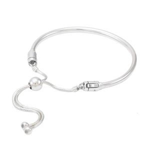 Pandoras Bracelet Designer Femmes Original Qualité Charme Bracelets Argent Pour Charms Bijoux Rose Or Moments Briller Curseur Bracelet