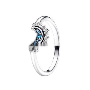 Pandoras Ring Designer Sieraden voor vrouwen Originele kwaliteit Bandringen Zilver Nieuwe mode Damesring Nieuwe Shining Moon Ring