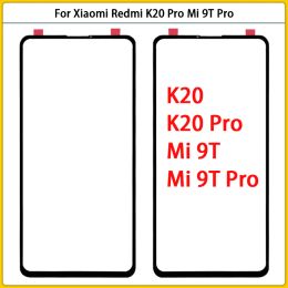 Paneel 10 stcs voor Xiaomi Redmi K20 Pro Mi9t Mi 9t Pro Touch Screen LCD LCD Buiten Glas Paneel Touchs Glazen deklens met OCA -vervanging